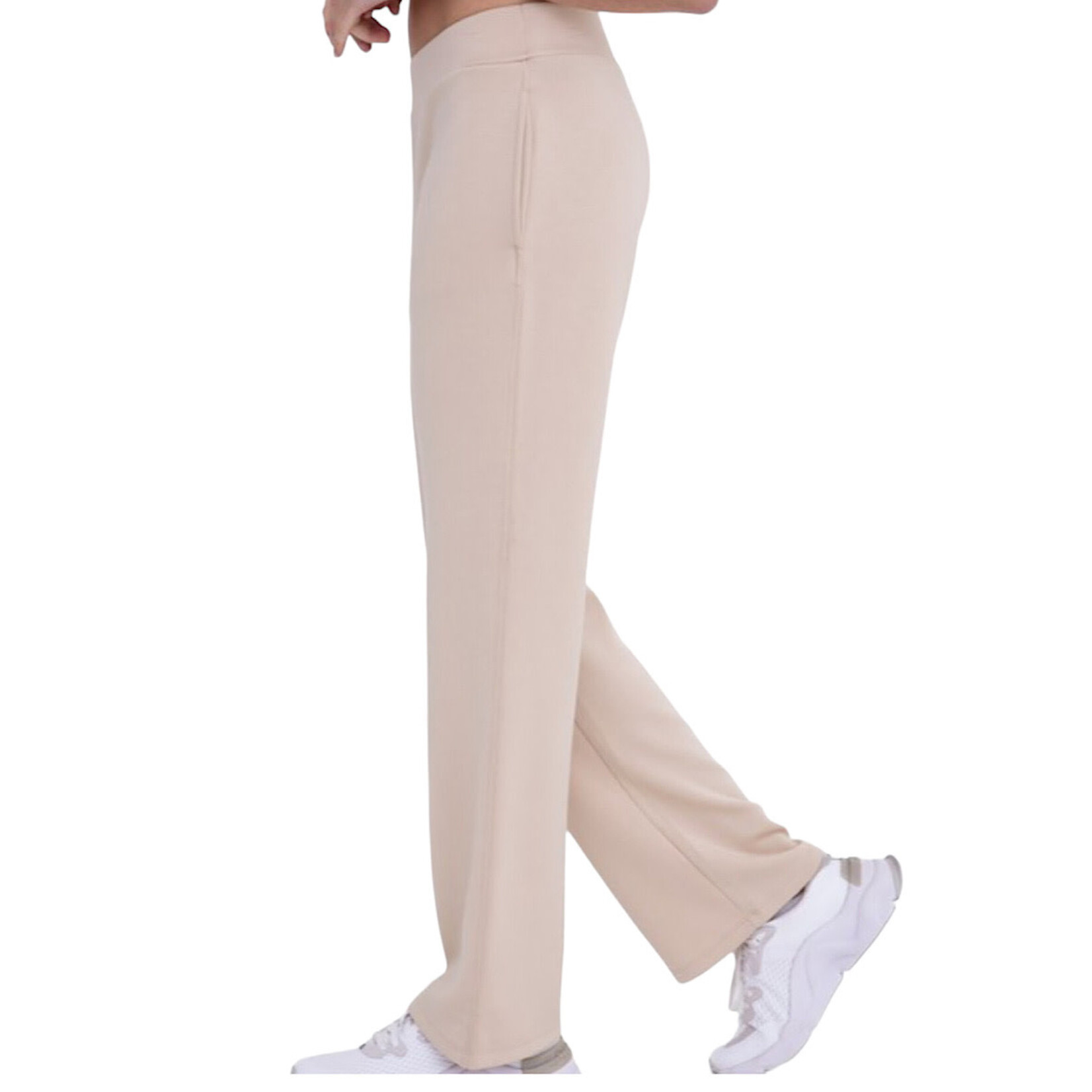 Natural Elevated Flared Lounge Pants