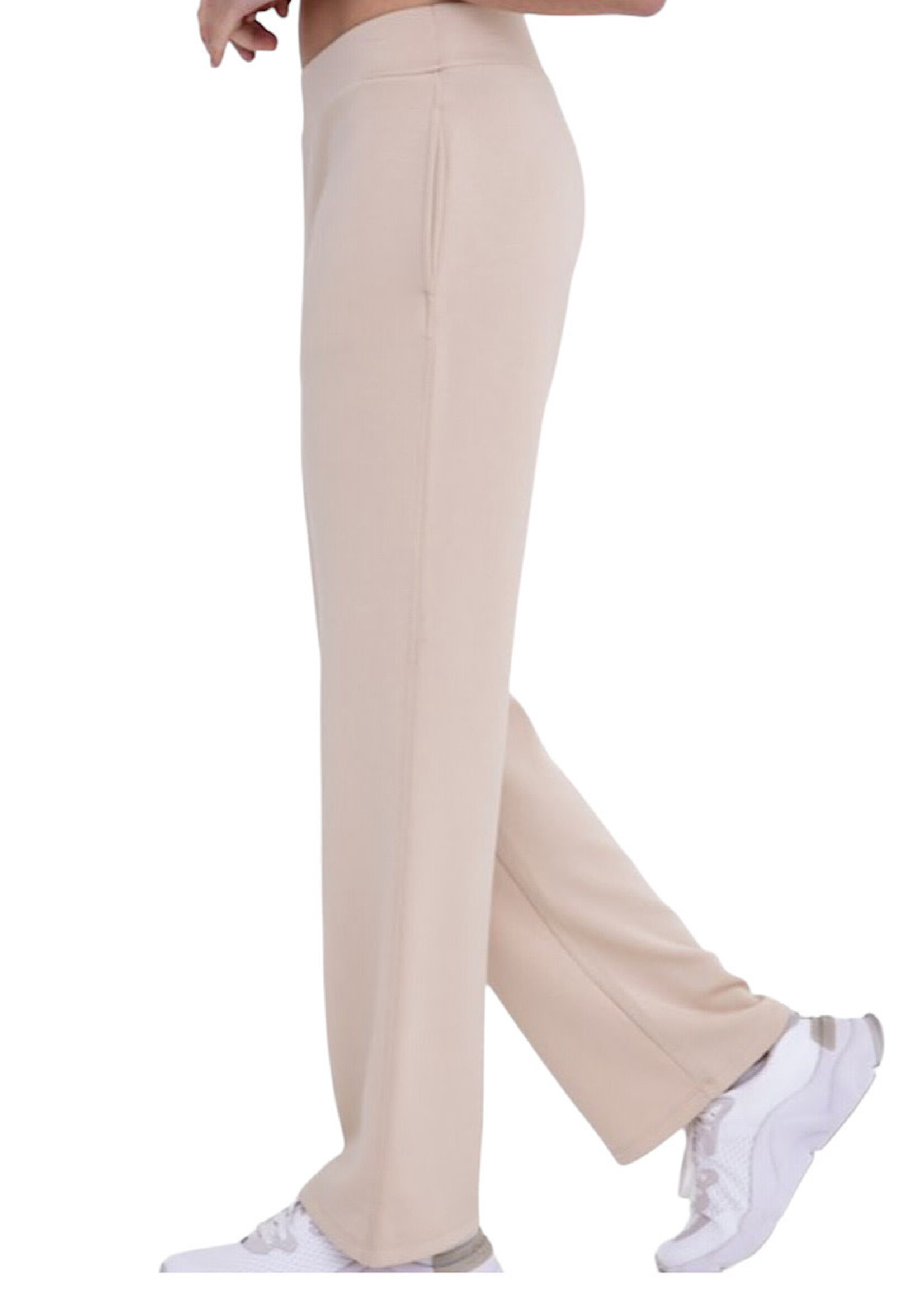 Natural Elevated Flared Lounge Pants