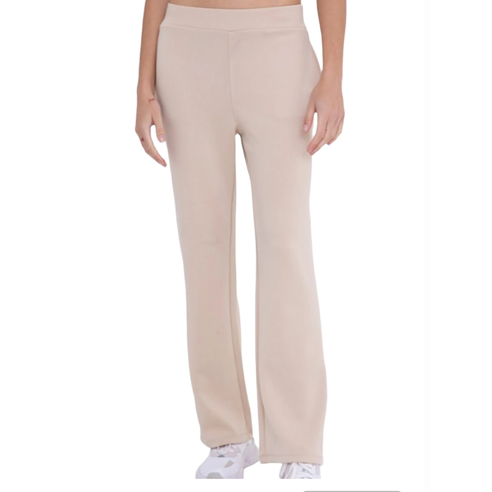 Natural Elevated Flared Lounge Pants