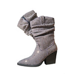Very G Grey Kady Slouch Boots