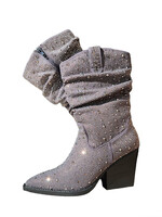 Very G Grey Kady Slouch Boots
