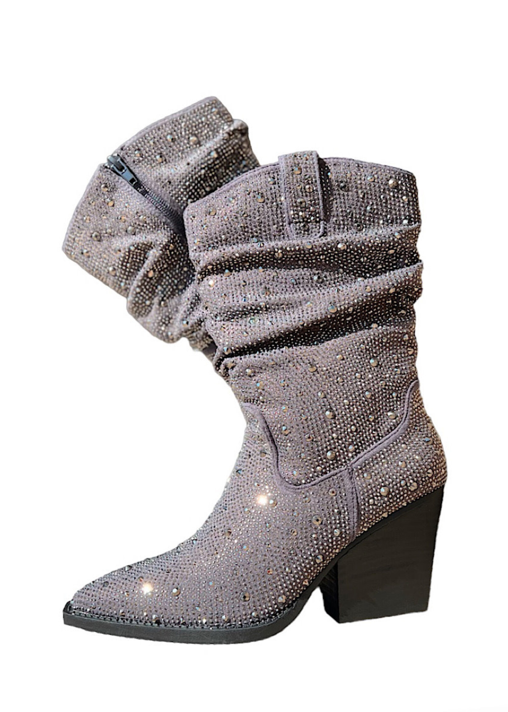 Very G Grey Kady Slouch Boots
