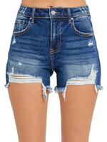 RDS6093 High Rise Distressed Shorts