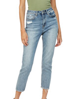 Mica Denim MICA MDP-M168 Stretch Super High Rise Mom Jean