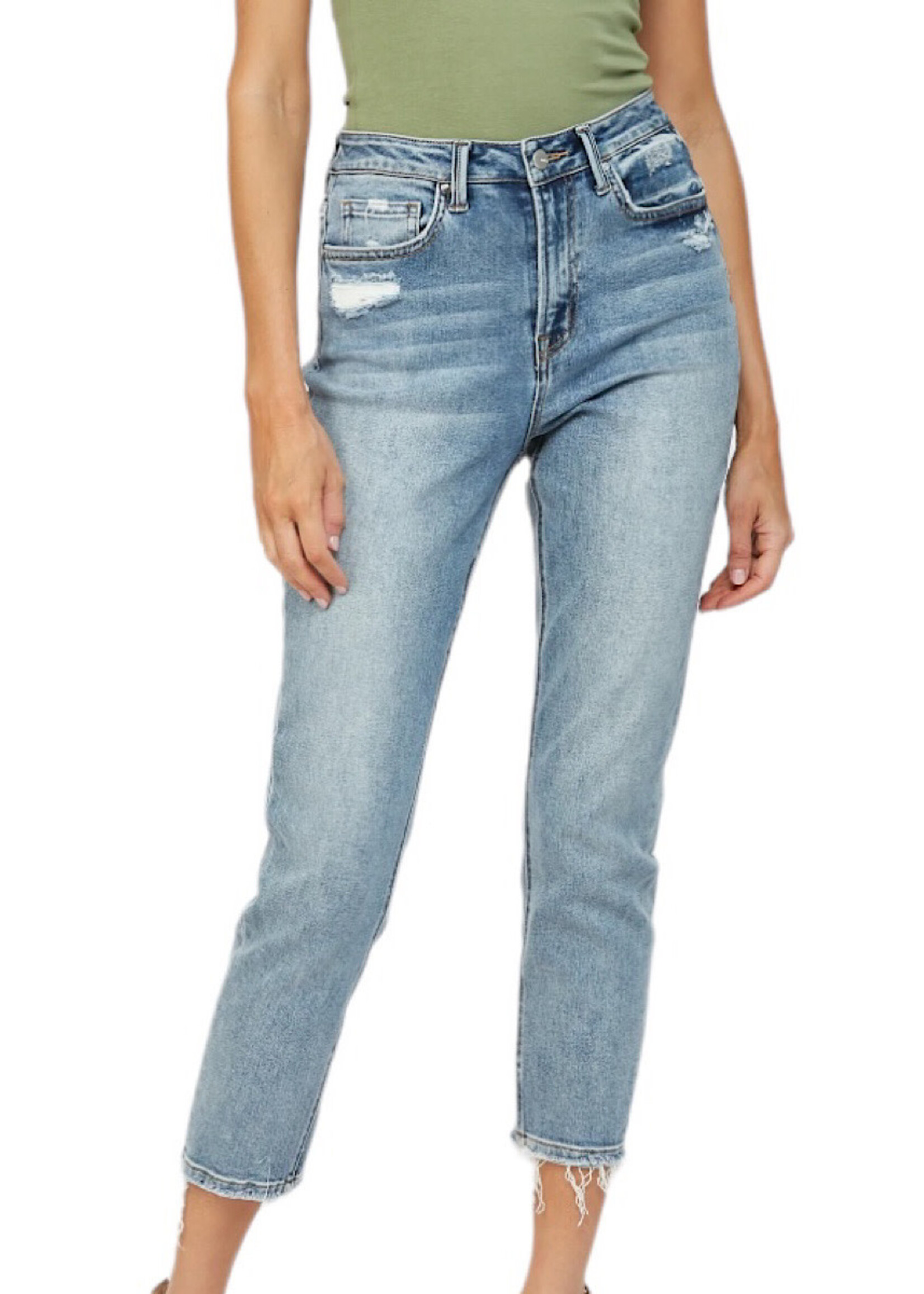 Mica Denim MICA MDP-M168 Stretch Super High Rise Mom Jean
