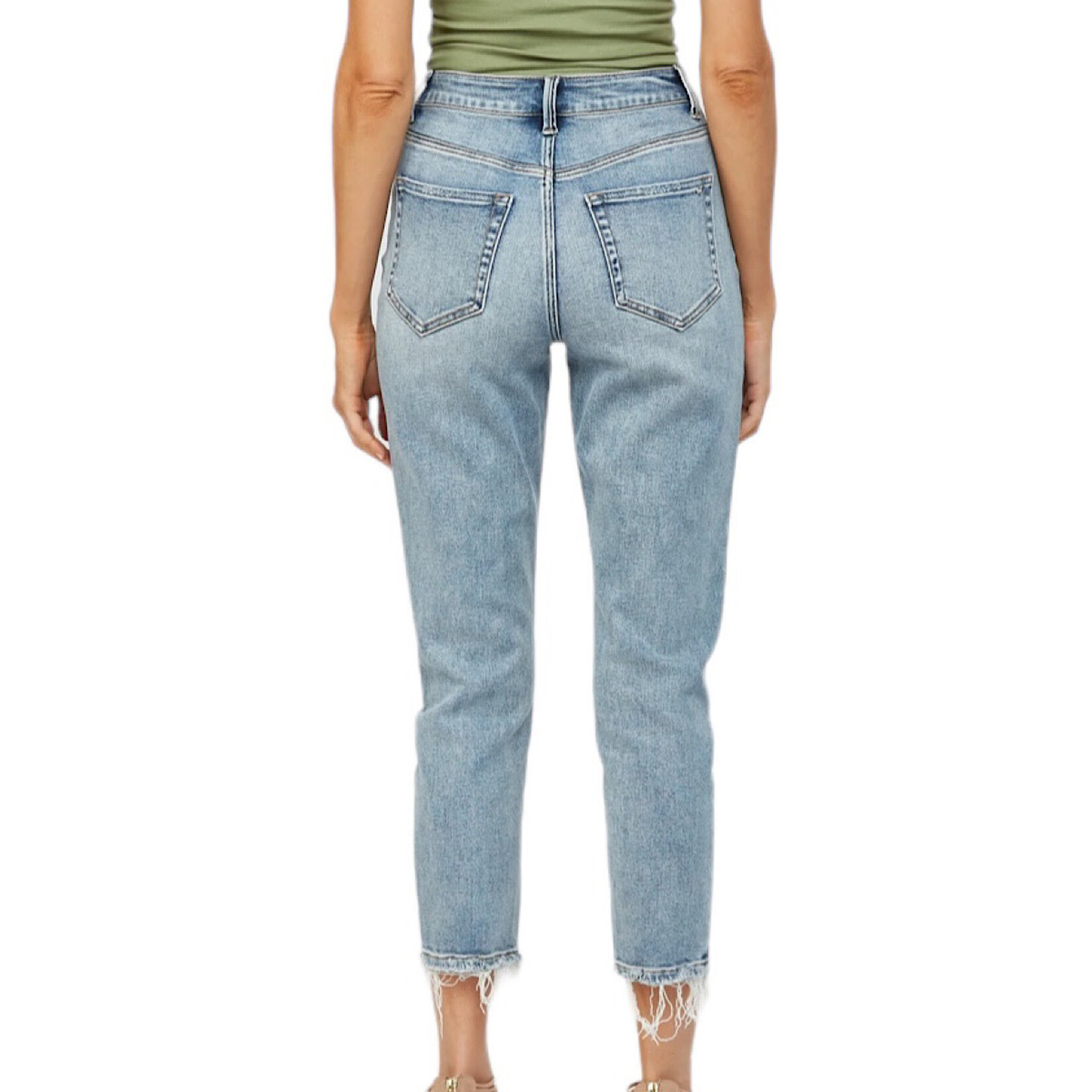 Mica Denim MICA MDP-M168 Stretch Super High Rise Mom Jean