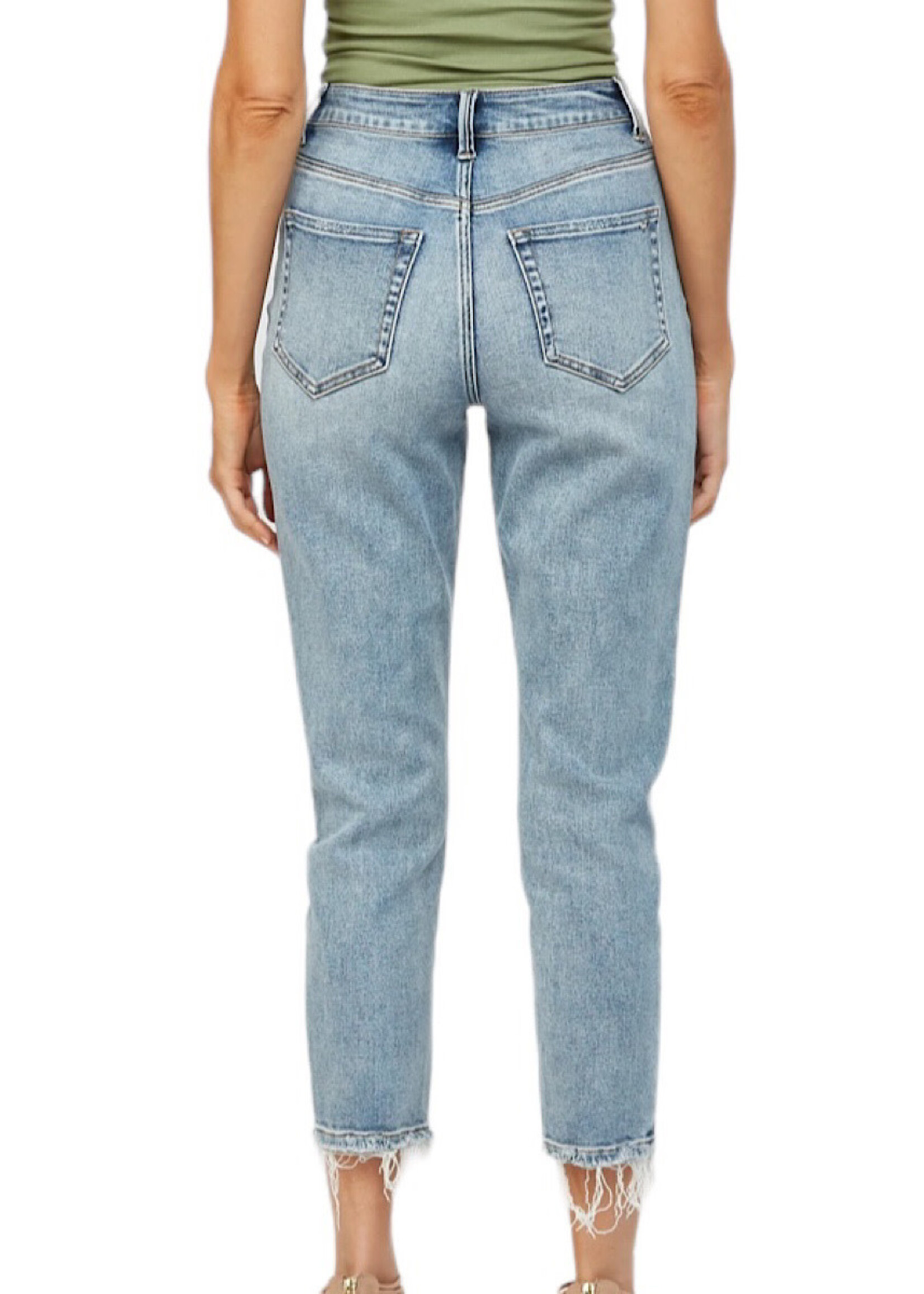 Mica Denim MICA MDP-M168 Stretch Super High Rise Mom Jean