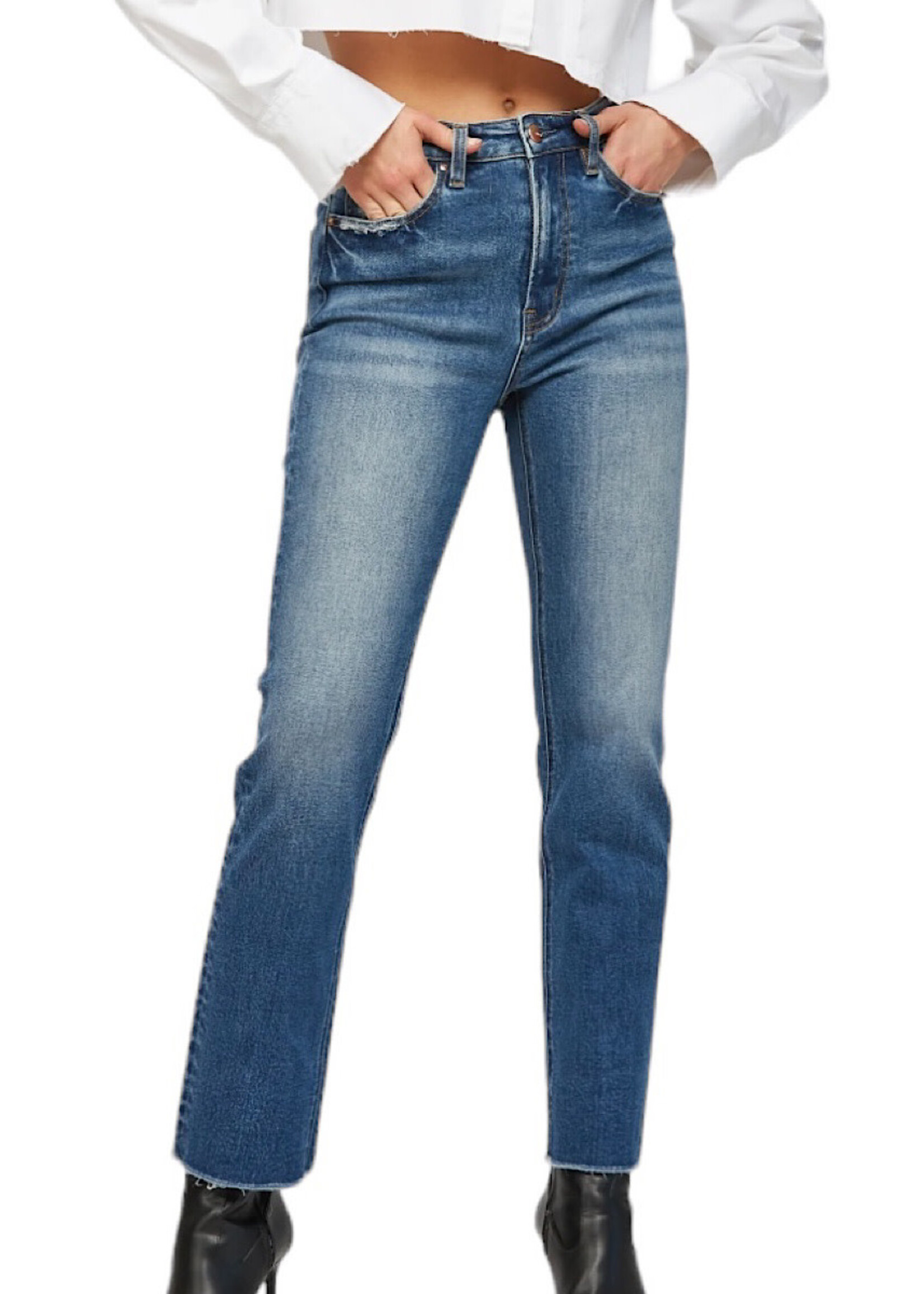 Mica Denim MICA MDP-T203M Super High Rise Straight Leg