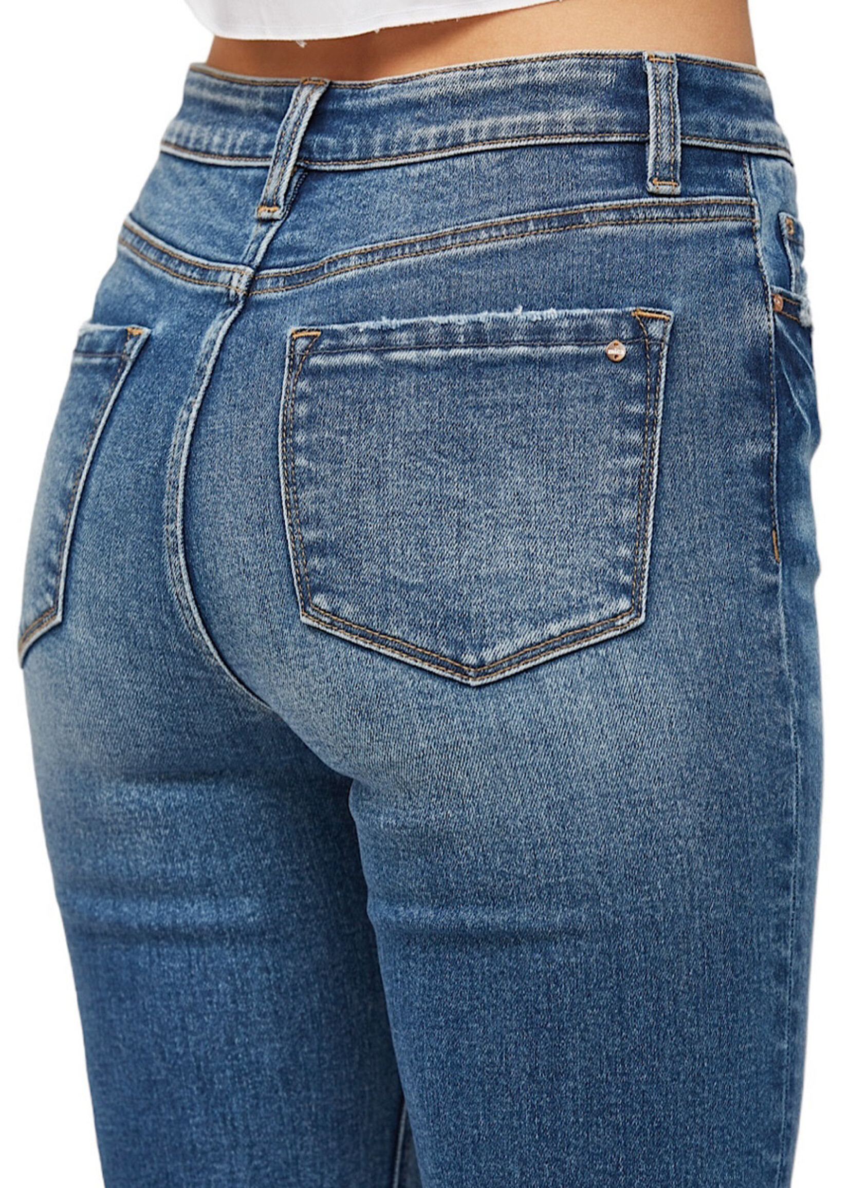 Mica Denim MICA MDP-T203M Super High Rise Straight Leg