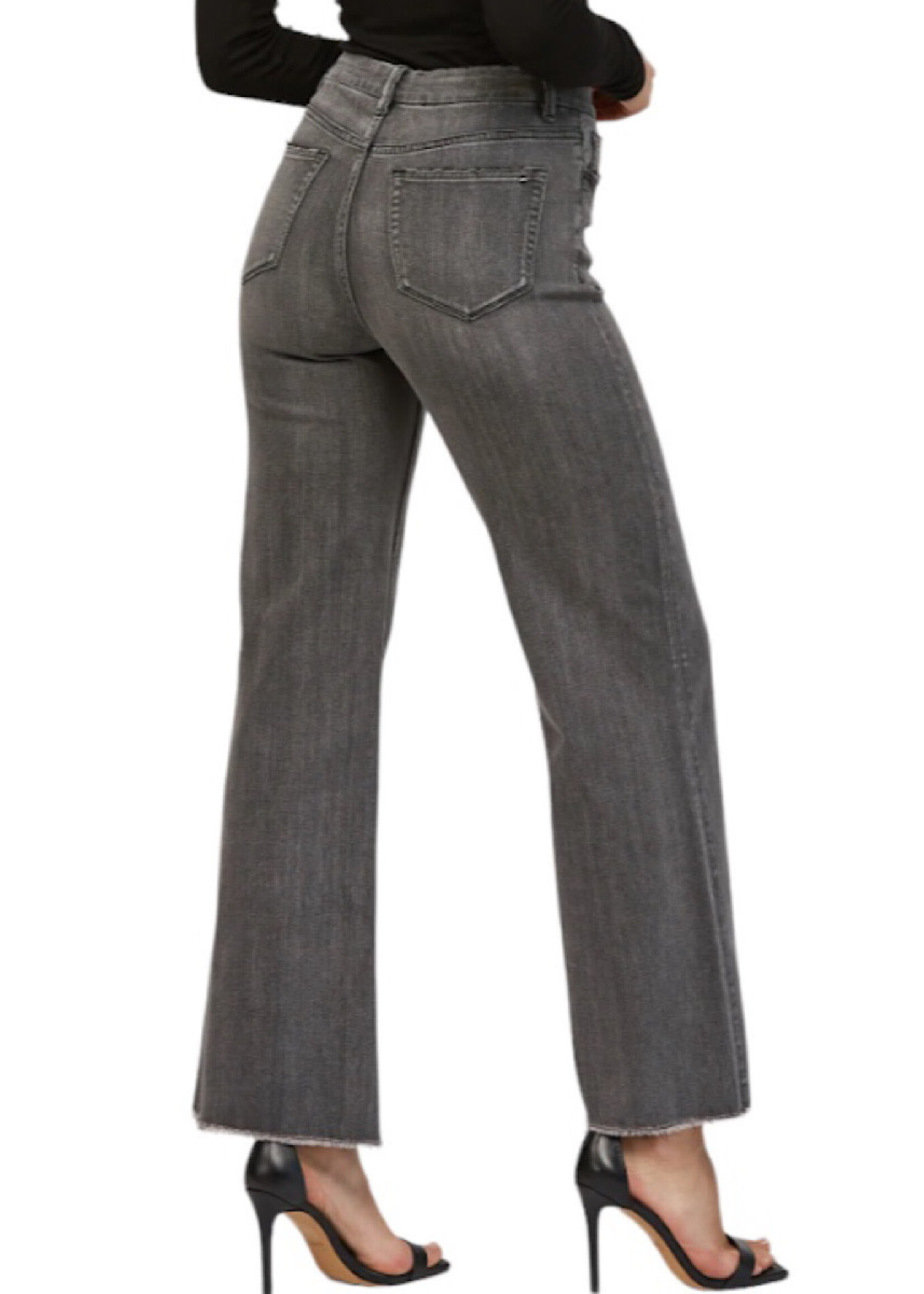 Mica Denim Mica Dark Grey Super High Wide Leg MDP-W3161