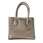 Michael Kors The Mercer Gold Metallic Leather Handbag-RF