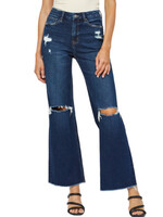 Mica Denim MICA MDP-W182DK Stretch Super High Rise Wide Leg