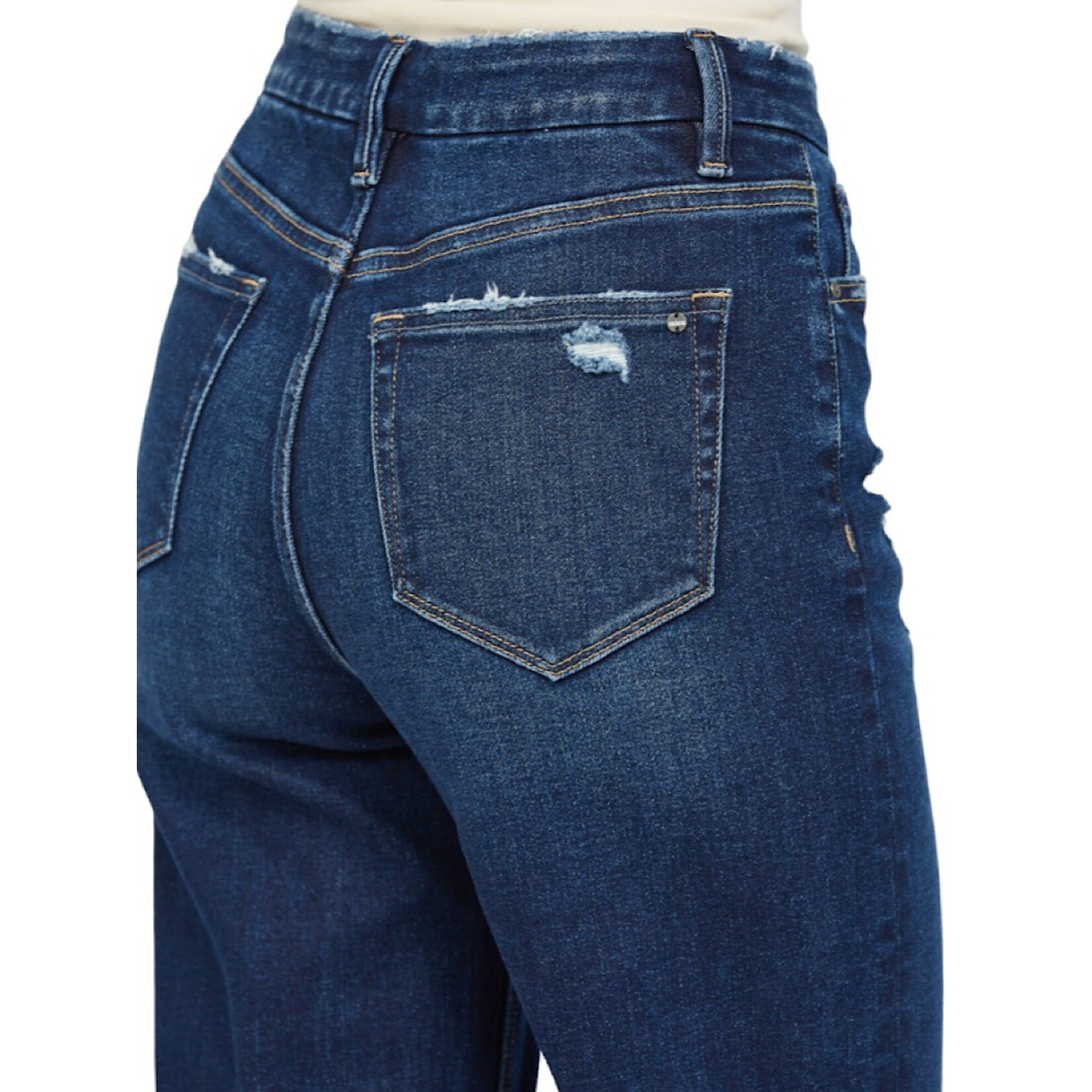 Mica Denim MICA MDP-W182DK Stretch Super High Rise Wide Leg