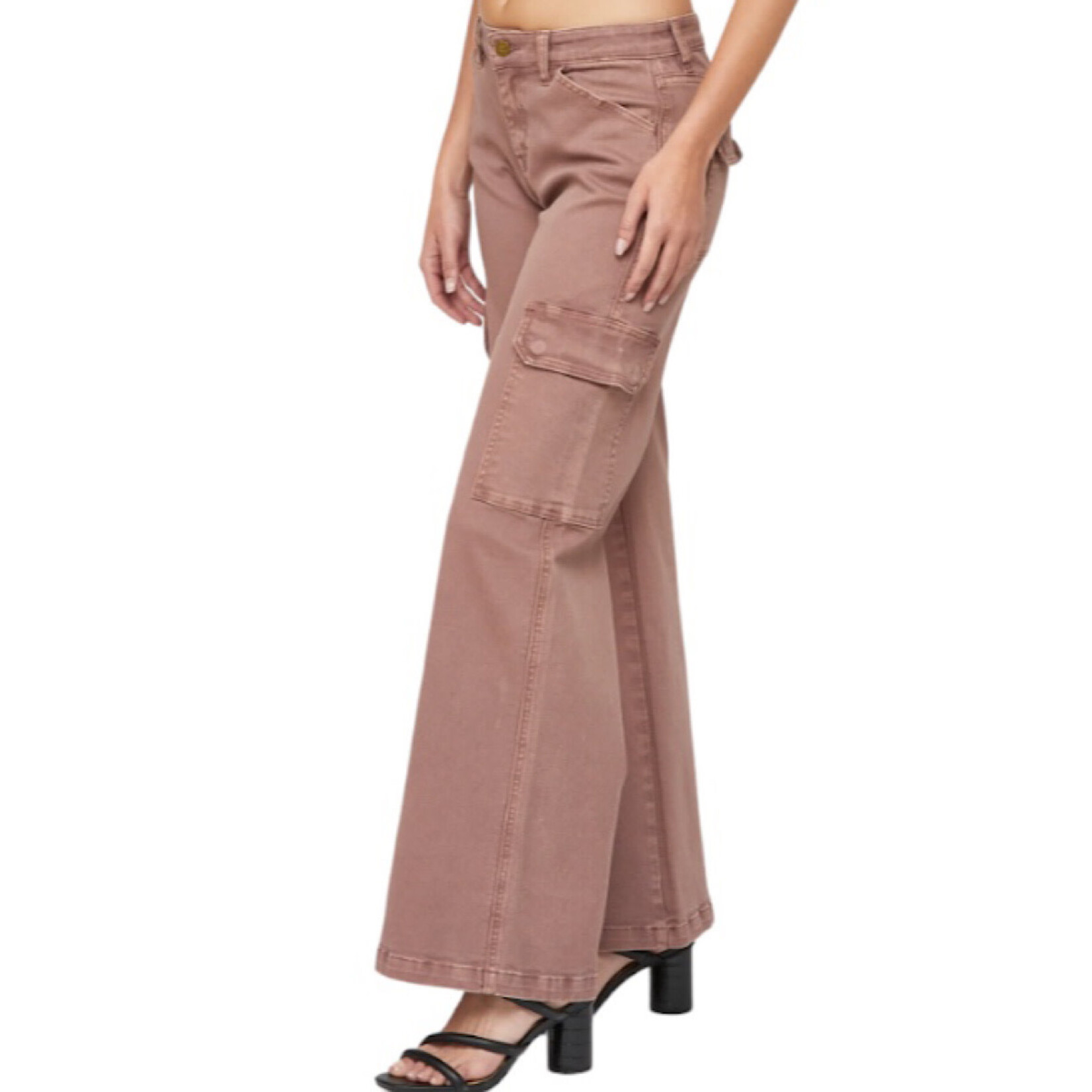 Mica Denim MICA MDP-W551PL Mid-Rise Utility Wide Leg
