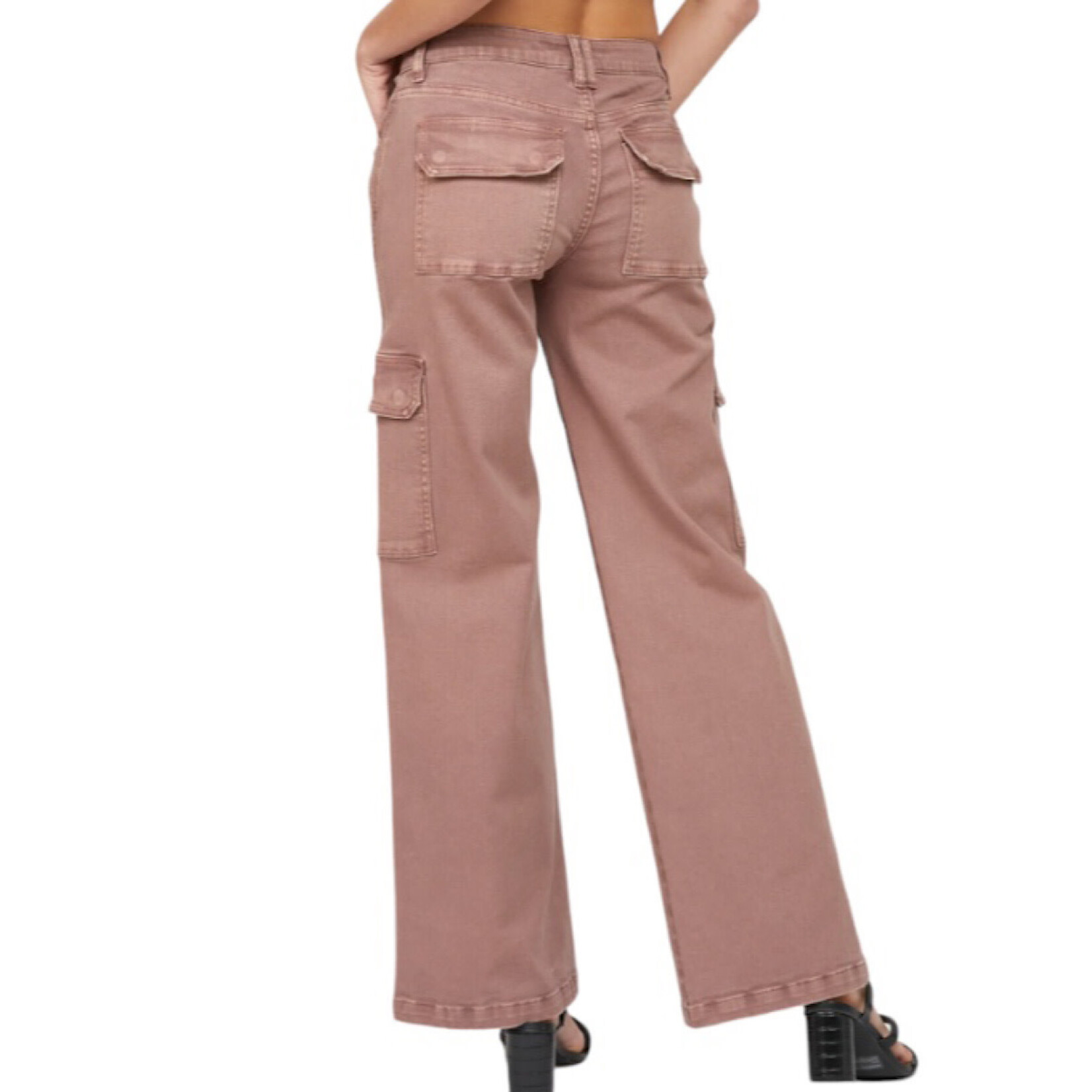Mica Denim MICA MDP-W551PL Mid-Rise Utility Wide Leg