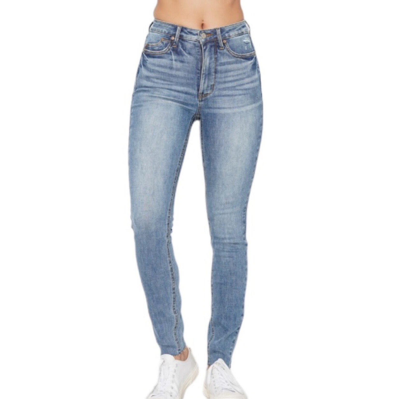 Judy Blue Judy Blue JB88871 MD H/W Tummy Control Vintage Shield Pockets Skinny Fit