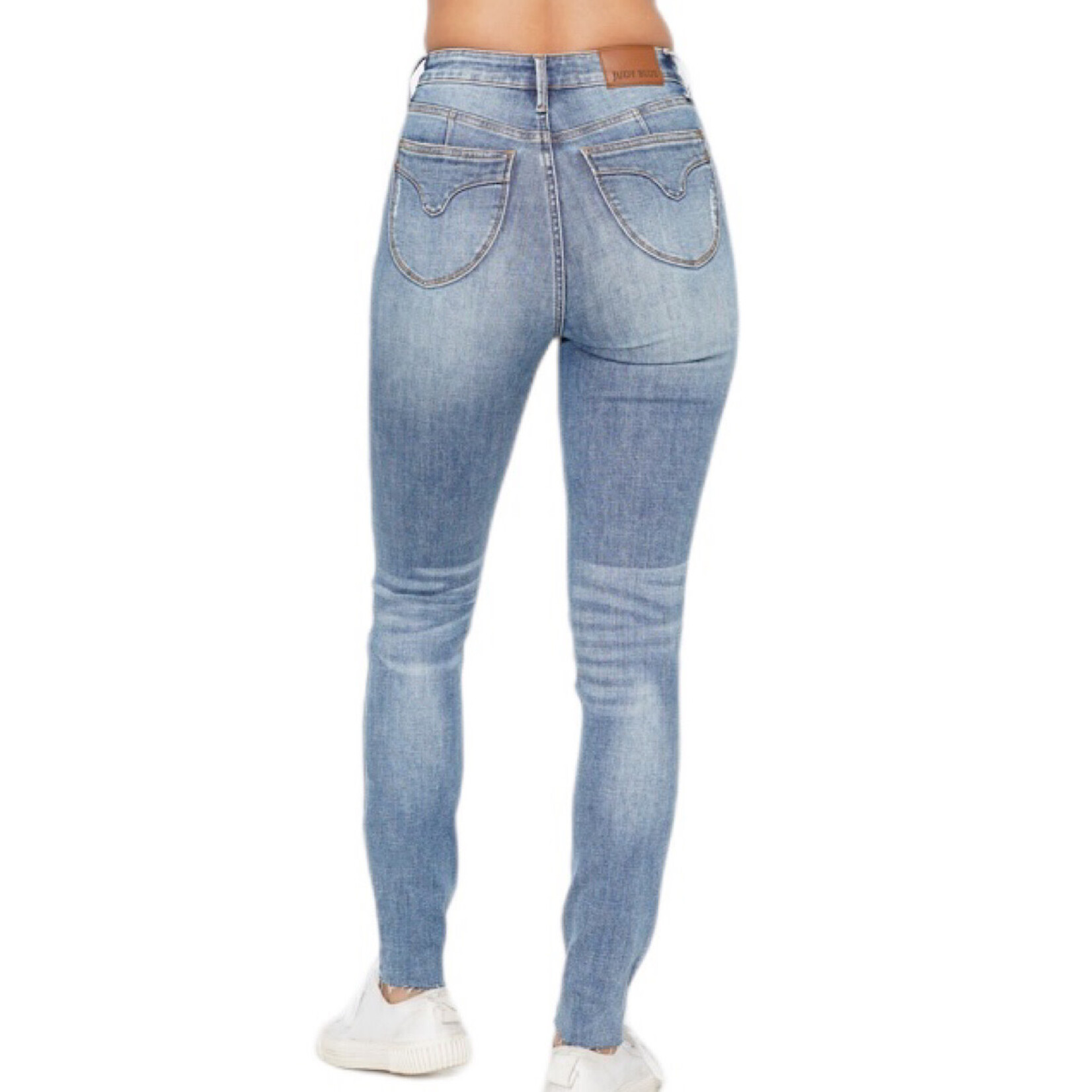 Judy Blue Judy Blue JB88871 MD H/W Tummy Control Vintage Shield Pockets Skinny Fit