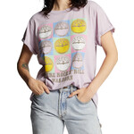 Sun Records Rock N Roll Burn Out Tee - Lilac