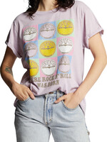 Sun Records Rock N Roll Burn Out Tee - Lilac