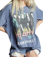 Def Leppard 1992 Burnout Dress -Vintage Blue