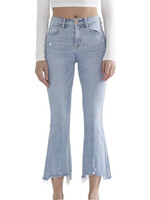 Mica Denim MICA MDP-F3179 High Rise Crop Flare