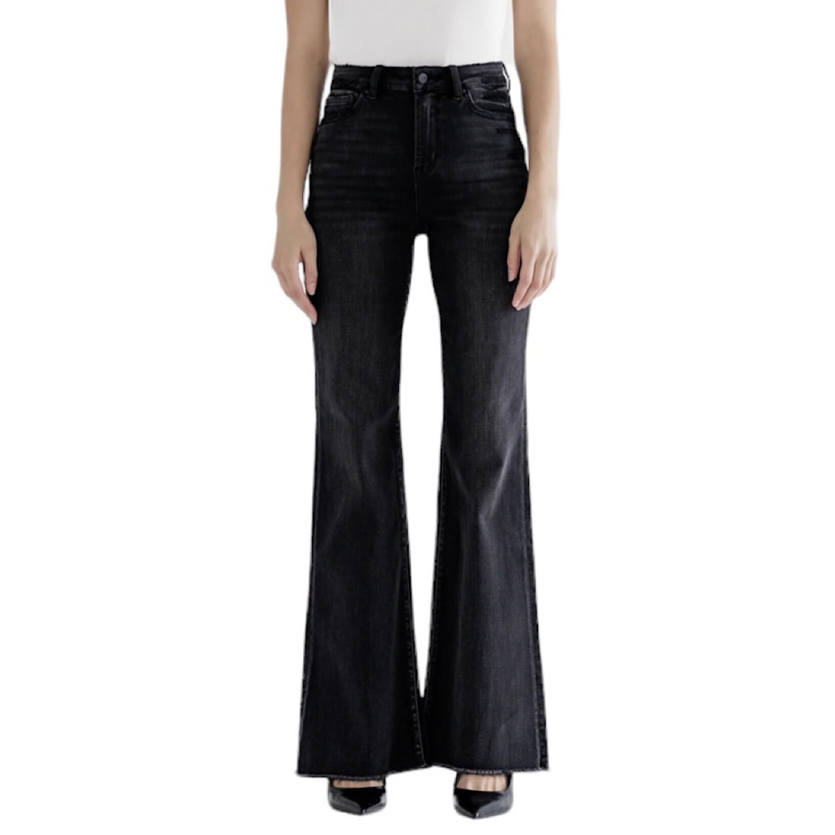 Mica Denim MICA MDP-F3183BK Super High Rise Vintage Flare