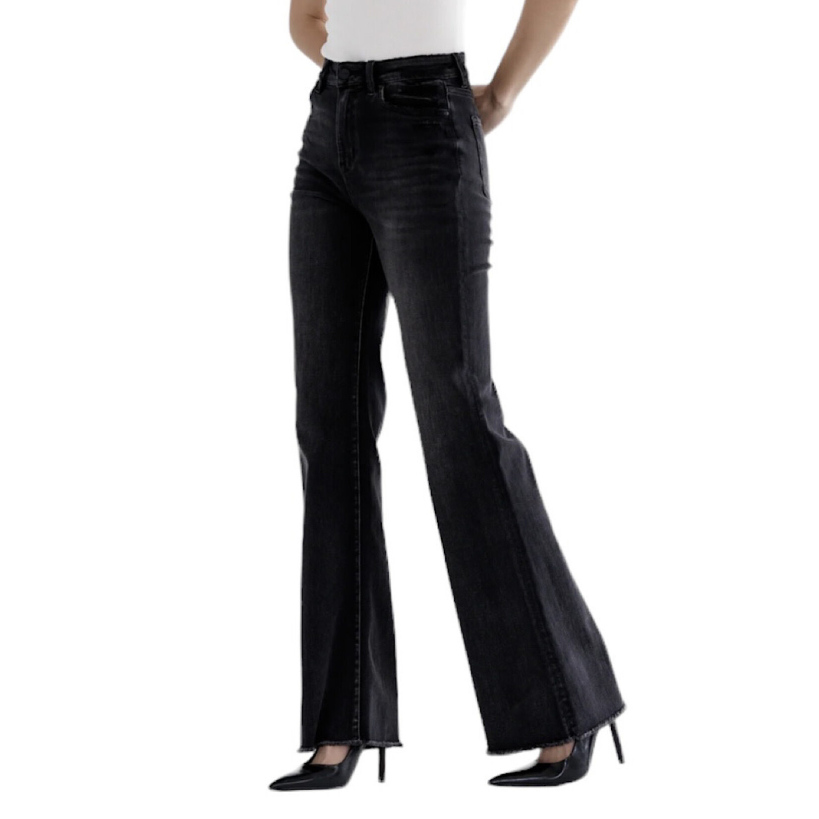 Mica Denim MICA MDP-F3183BK Super High Rise Vintage Flare