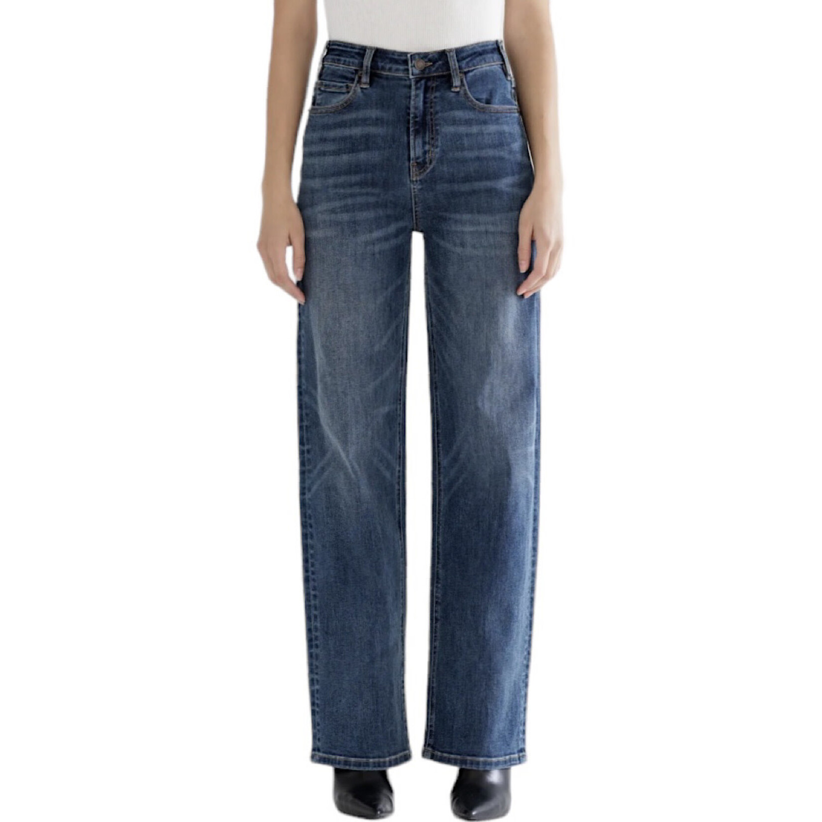 Mica Denim MICA MDP-T3214 Super High Straight Leg with Loose Fit