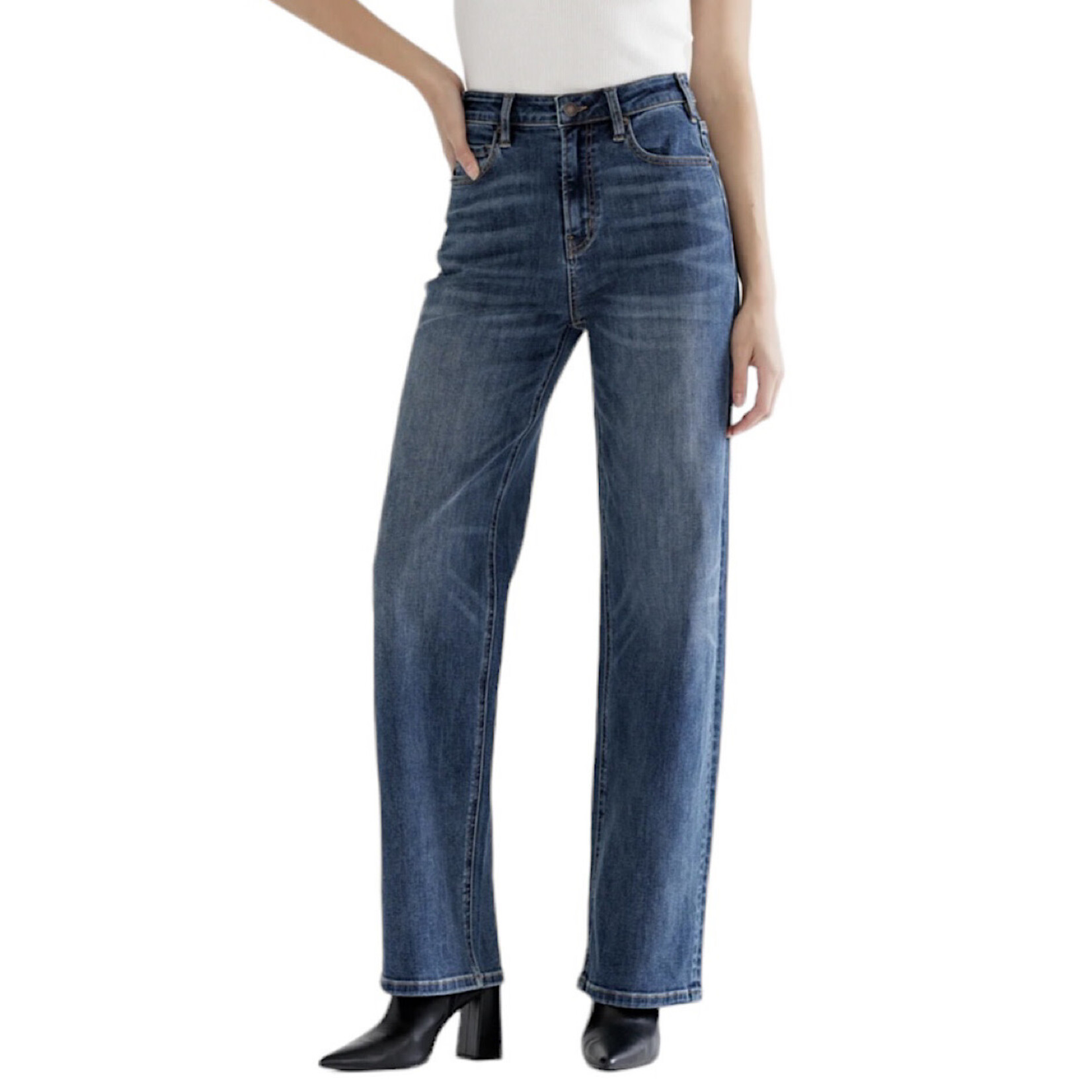 Mica Denim MICA MDP-T3214 Super High Straight Leg with Loose Fit