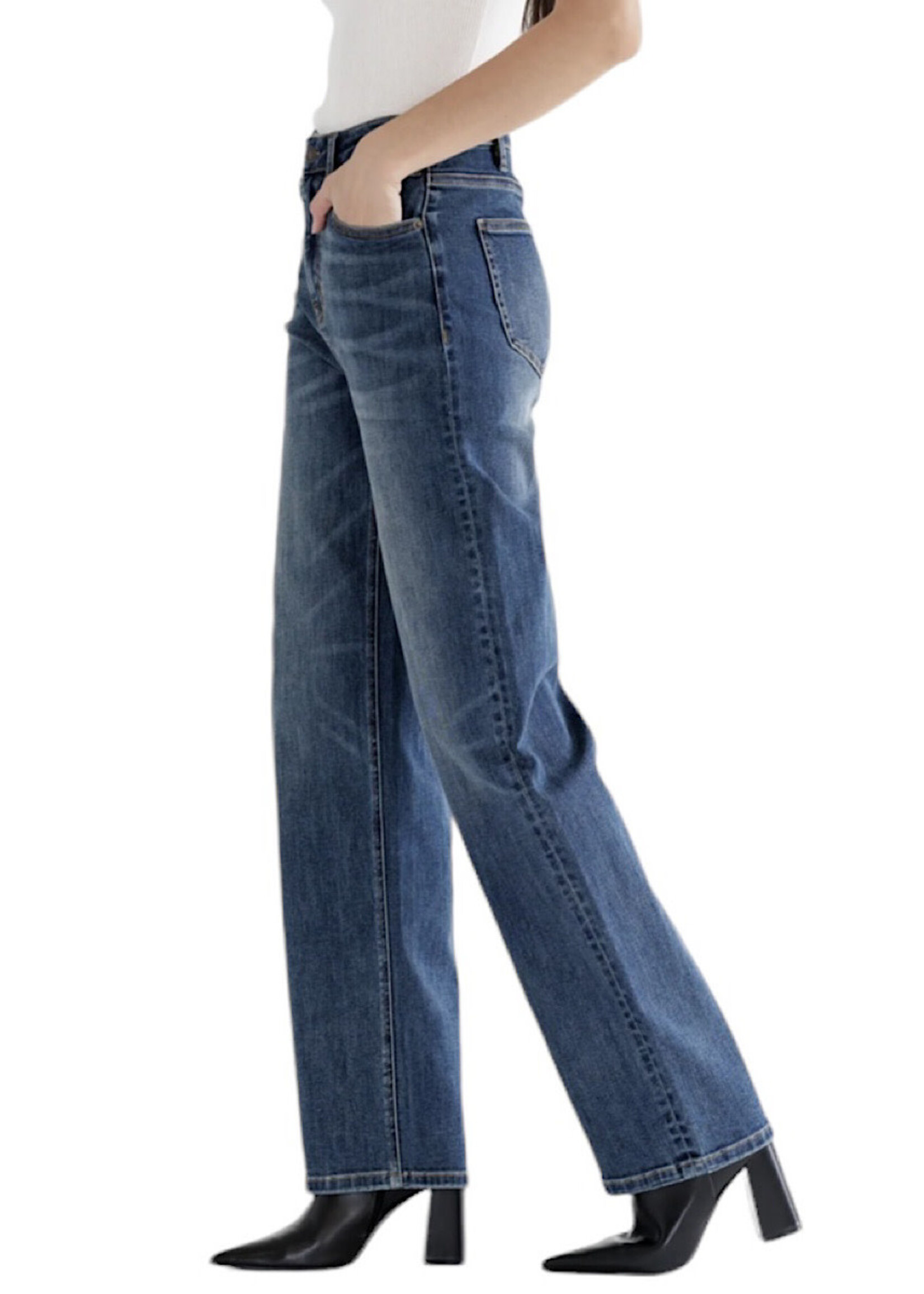 Mica Denim MICA MDP-T3214 Super High Straight Leg with Loose Fit
