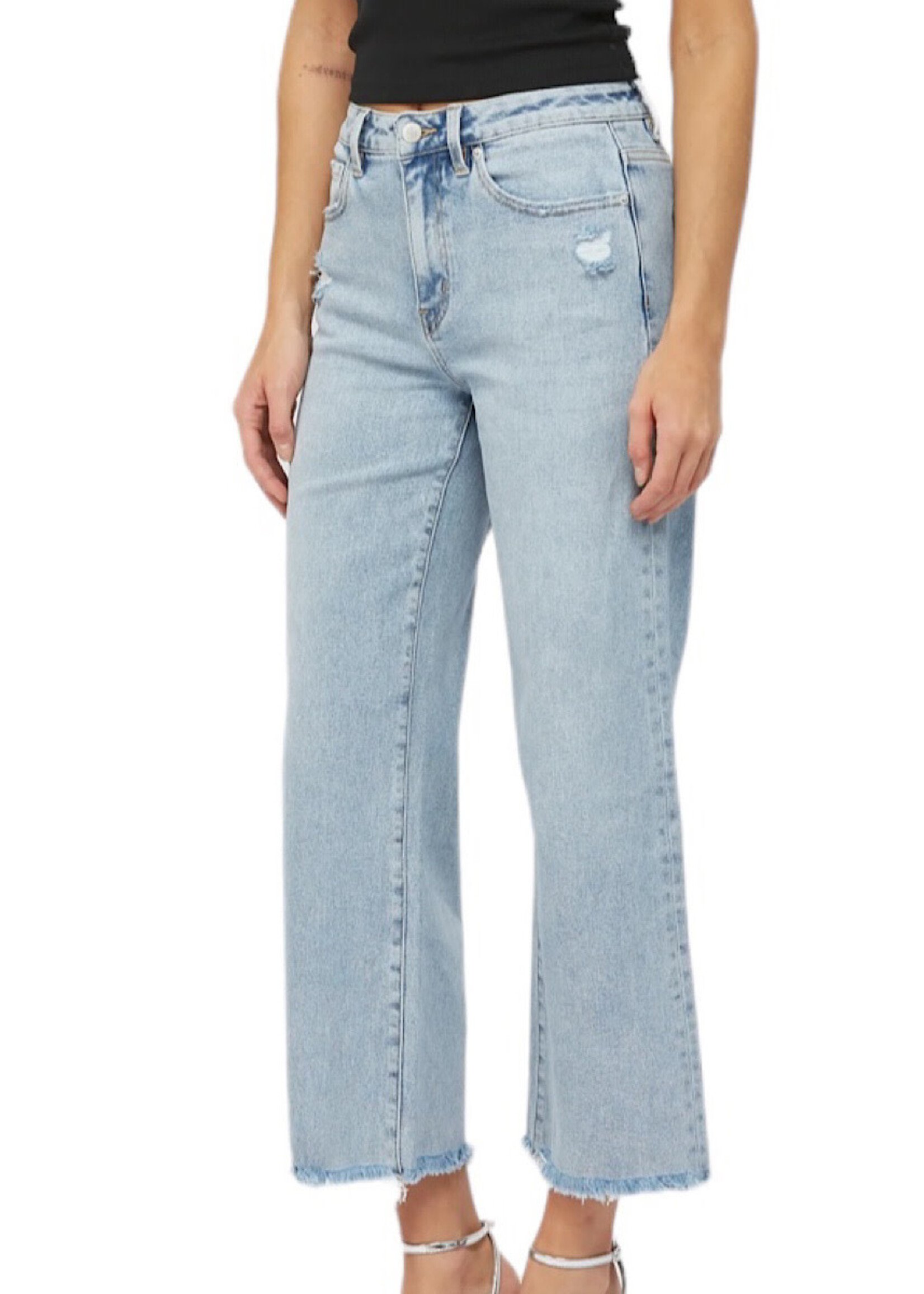 Mica Denim MICA MDP-W3034LT High Rise Ankle Wide Leg