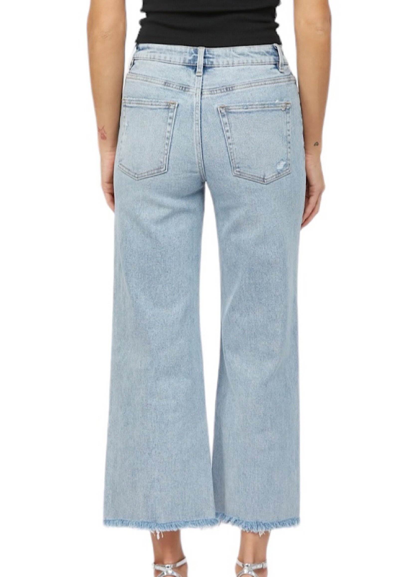 Mica Denim MICA MDP-W3034LT High Rise Ankle Wide Leg