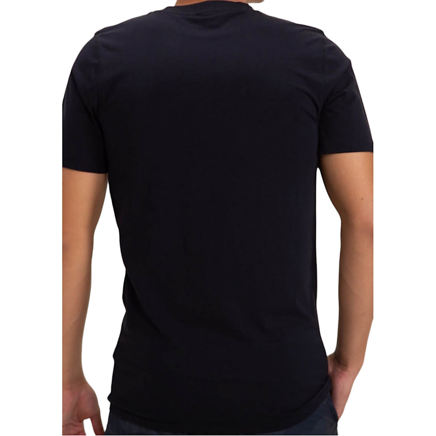 Men's Black Pima Cotton Blend S/S Tee