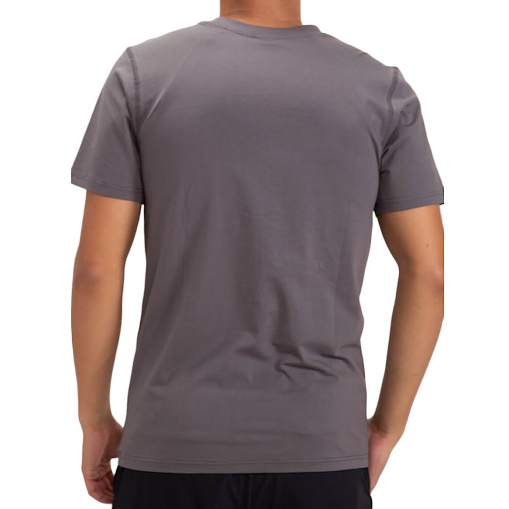 Men's Grey Classic Crew Neck Tee with Raglan Sleeves