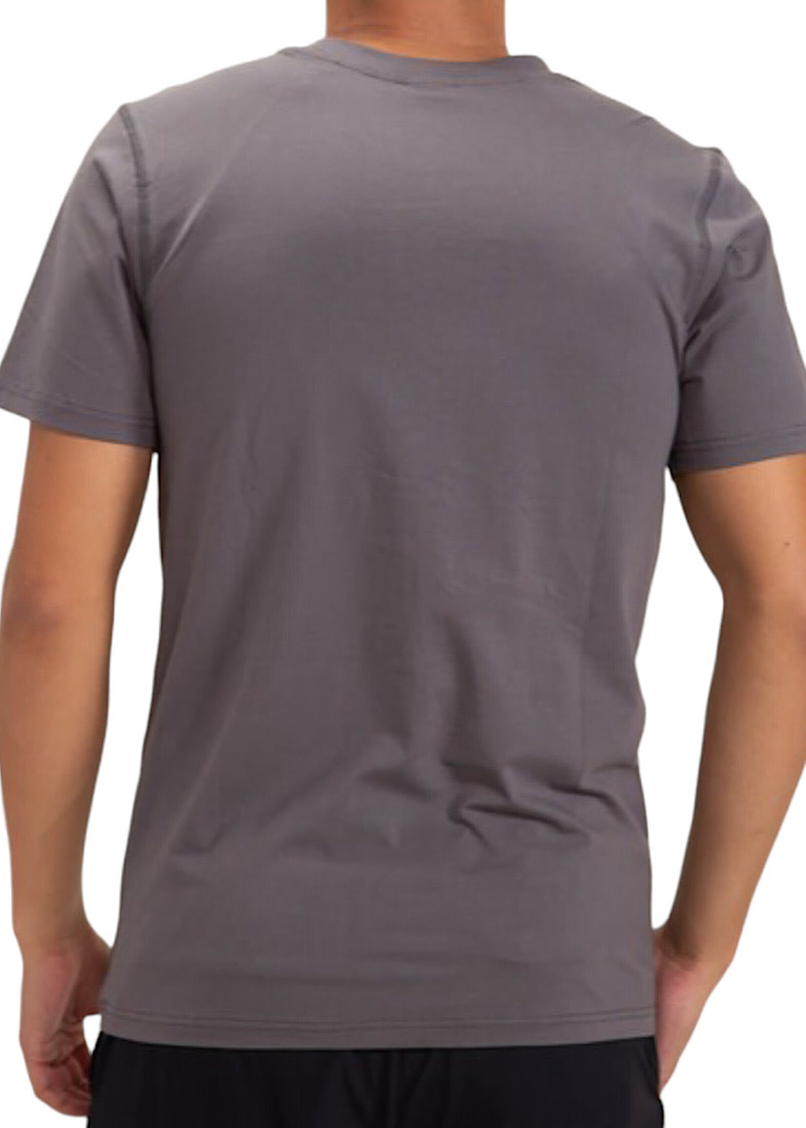 Men's Grey Classic Crew Neck Tee with Raglan Sleeves