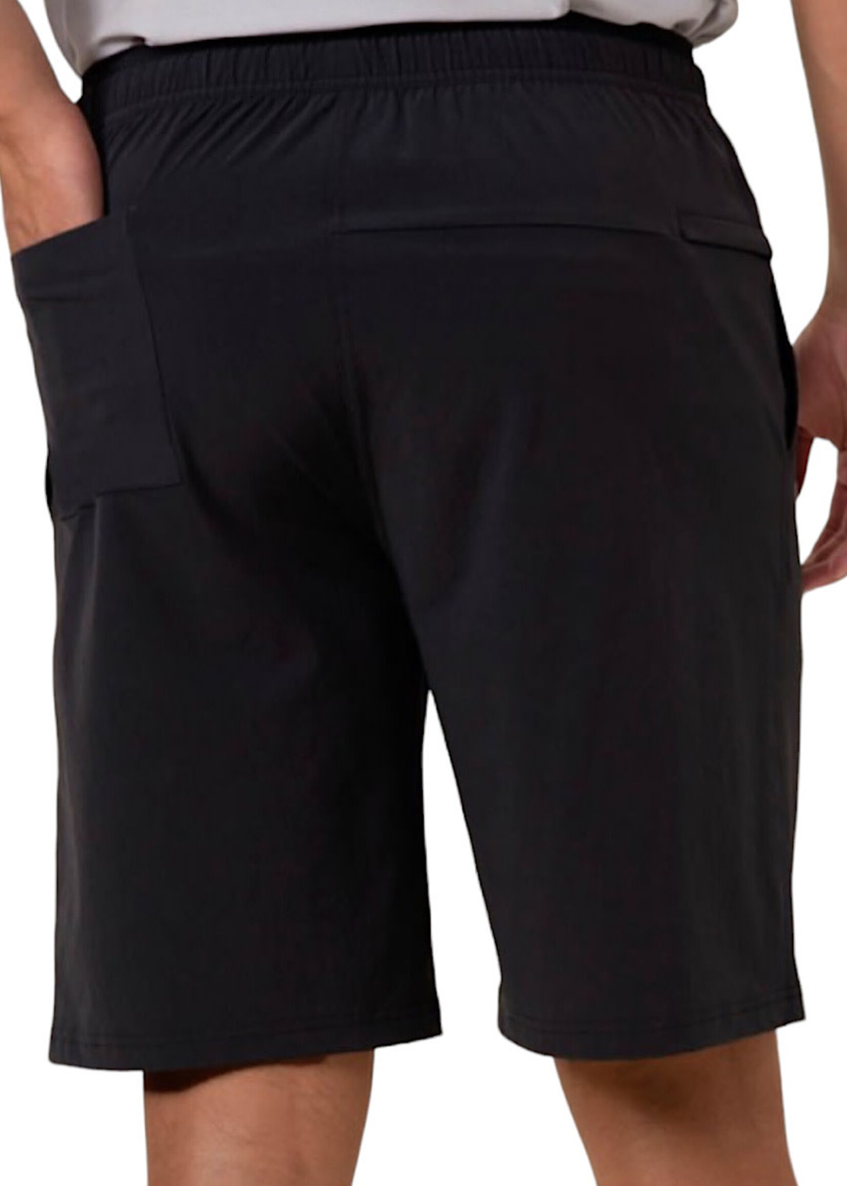 Men's Black Active Drawstring Shorts
