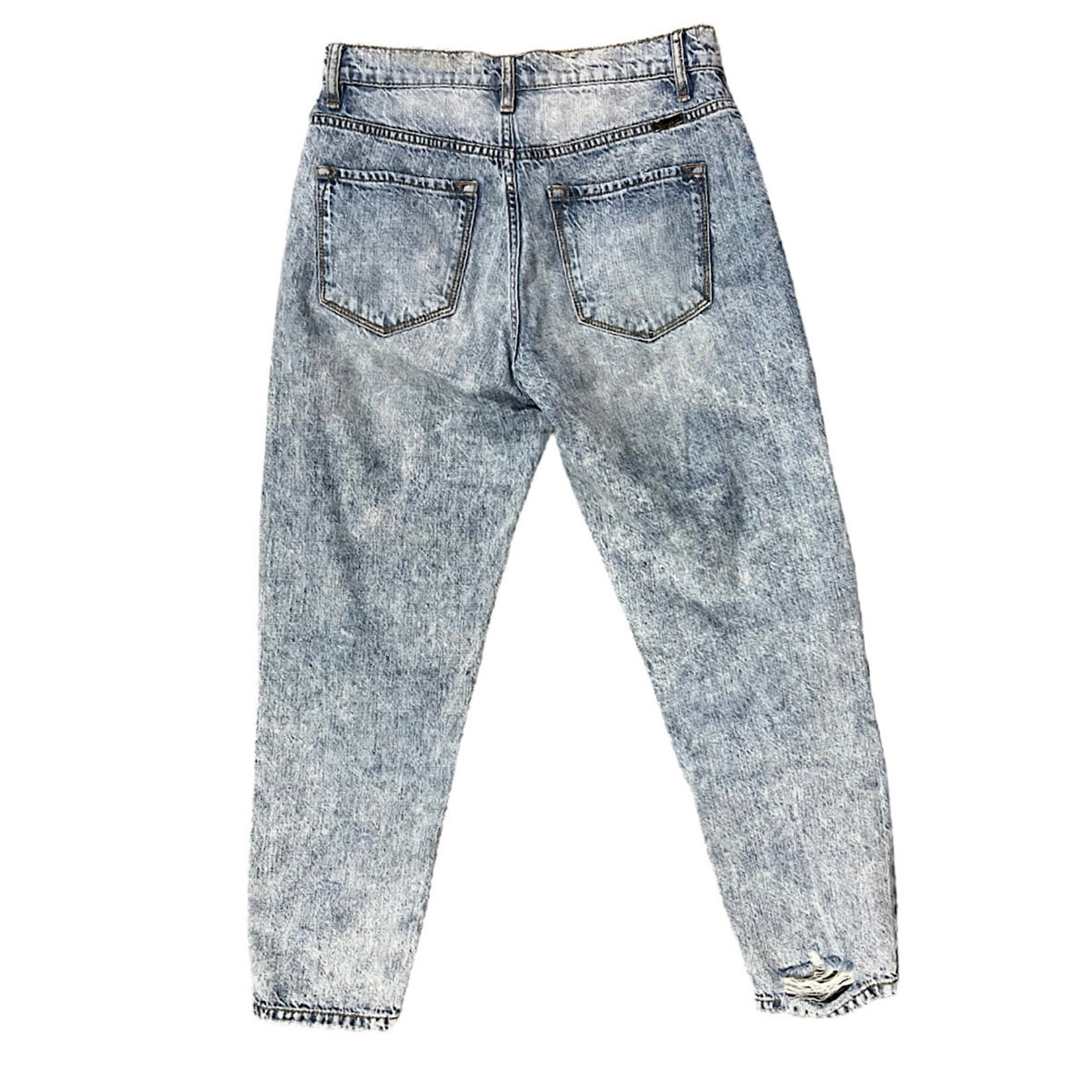 KanCan KC8603M Medium Wash Distressed Boyfriend Jean Size 5/26-RF