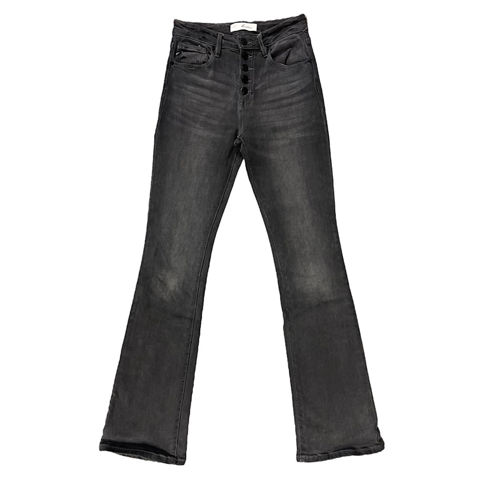 KanCan KC7883LG Black Button Fly  Bootcut Jeans  Size 3/25-RF