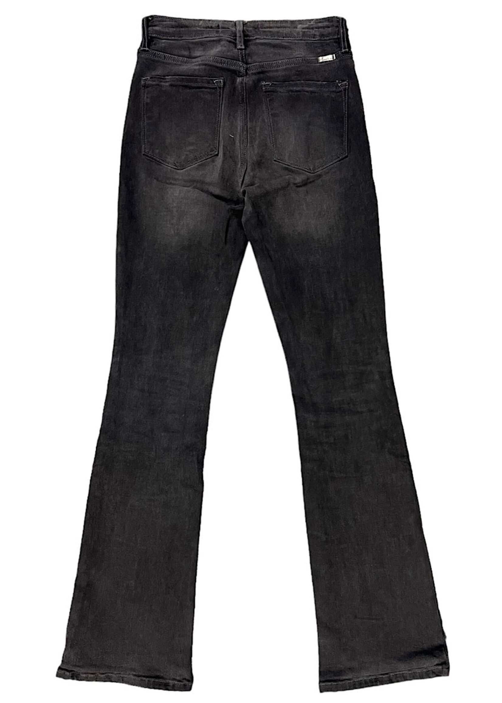 KC7883LG Black Button Fly  Bootcut Jeans  Size 3/25-RF