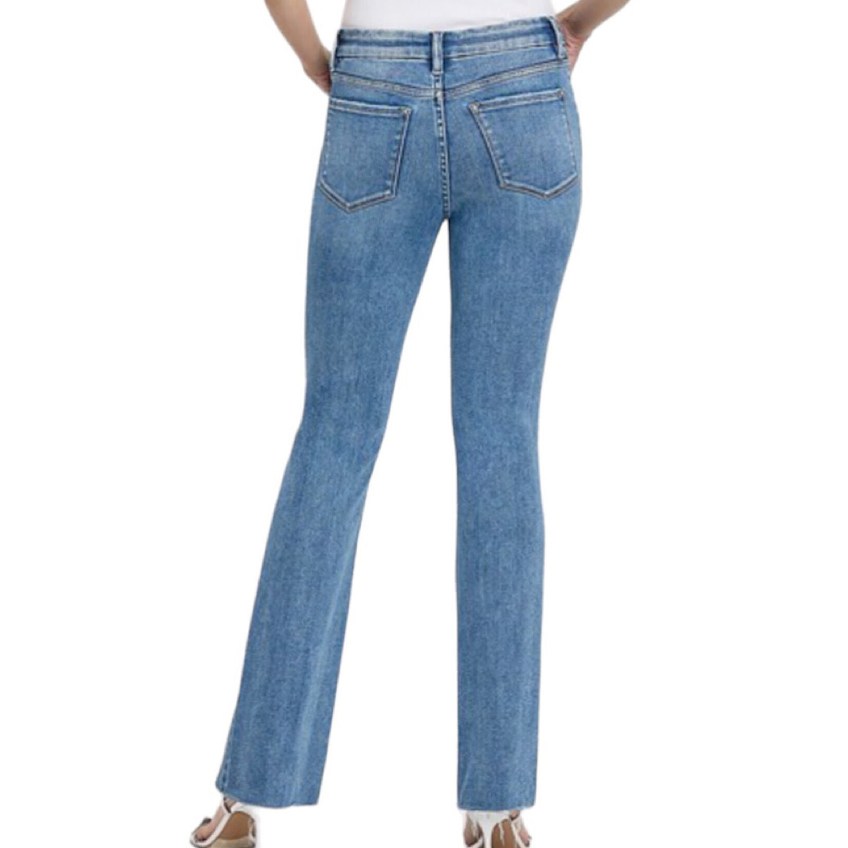 Lovervet T6217 M/R Seamless Waistband Bootcut Jeans