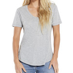 Z Supply Z Supply Kasey Modal V-Neck Tee Heather Grey