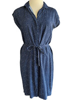 Navy Printed Dress Size S-RF