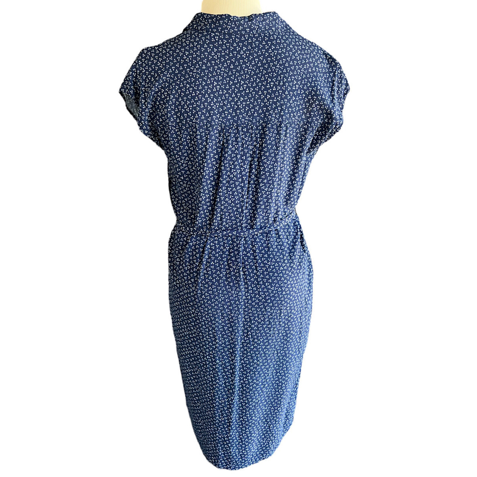 Old Navy Navy Printed Dress Size S-RF