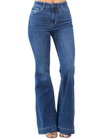 Judy Blue JB82443 High Waist Wide Hem Flare Jeans