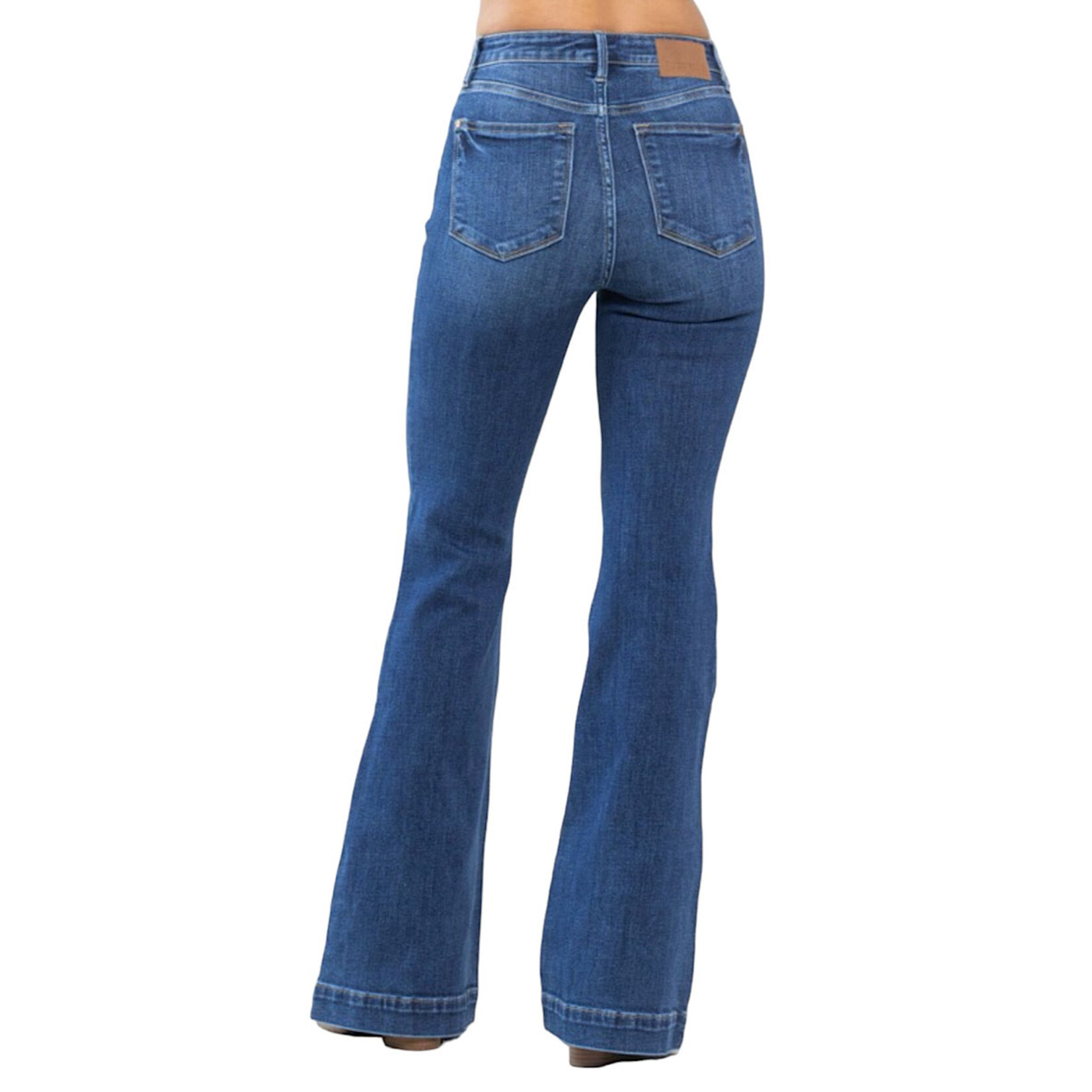 Judy Blue JB82443 High Waist Wide Hem Flare Jeans