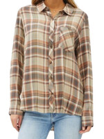 Classic Multi Brown/Red Flannel Shirt