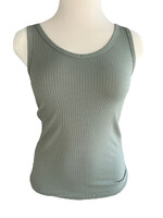Olive Ribbed Tank Size Small-RF