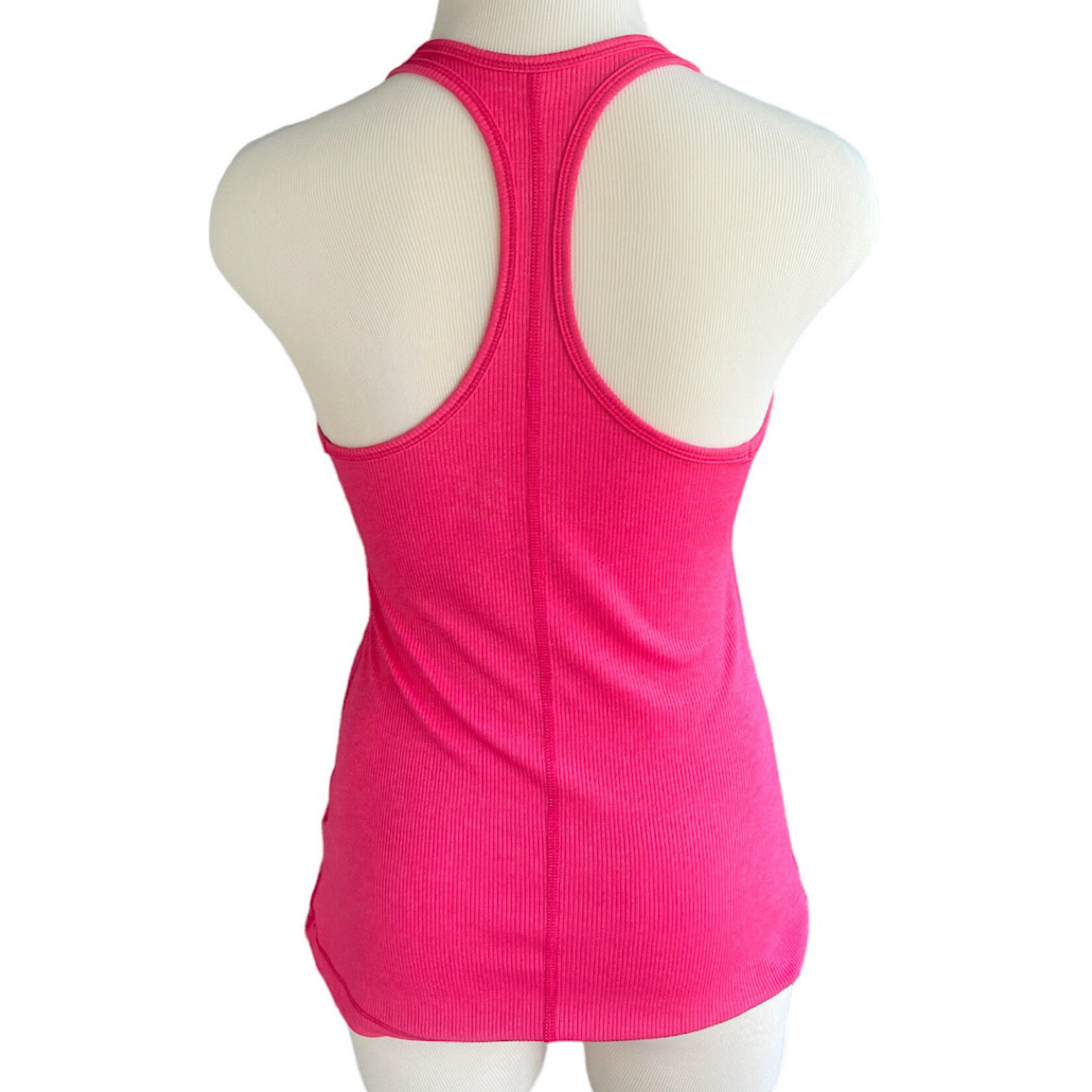 Hot Pink Ribbed Nike Athletic Tank-RF