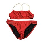 Red 2 Piece Bikini Size 6-RF
