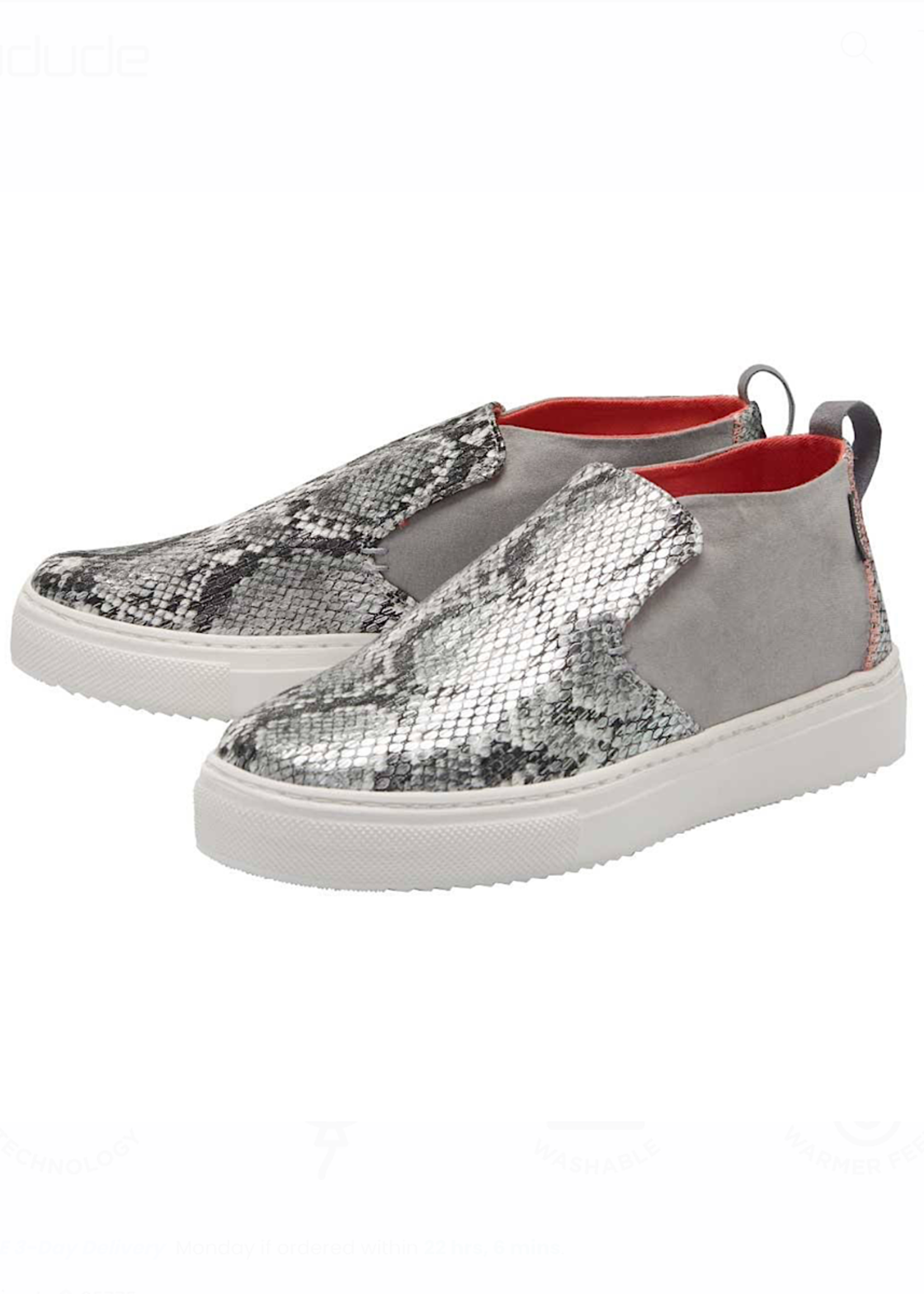 Hey Dude Hey Dude Peyton Snake Grey Womens